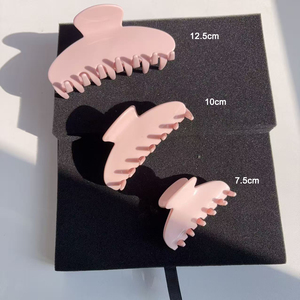 Barrette à cheveux en acétate rouge cerise haut de gamme, pince à cheveux Em <span class=keywords><strong>Jay</strong></span> pour femmes, acétate de plastique recyclé, style français, pinces à cheveux pour femmes - Product Image 6