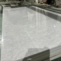 Panneau mural décoratif en PVC imprimé 3D brillant effet marbre, résistant à l'eau et à l'humidité, en plastique pour les intérieurs d'hôtels