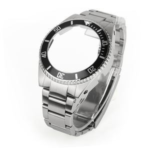 Para Casi Mod Kit Correa de caja de acero inoxidable completo sin tornillo Banda de <span class=keywords><strong>metal</strong></span> plateado para <span class=keywords><strong>Casio</strong></span> <span class=keywords><strong>GA</strong></span>-<span class=keywords><strong>2100</strong></span> con figura - Product Image 5