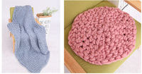 Fil de laine volcanique épais, simple et épais, teint, laine polyester, chenille, blanc, 3cm, 1 pièce
