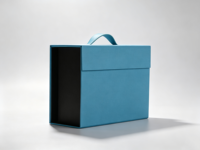 Boîte d'échantillons de carreaux en céramique et pierre de quartz, boîte cadeau magnétique pliable, présentoir de pierre, boîte d'échantillons de dalles techniques avec conception empilable