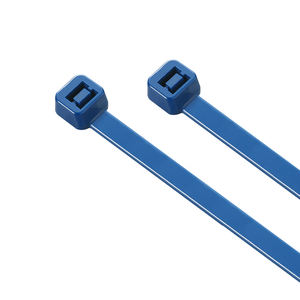 Attaches de câbles en nylon 66 détectables par métal, bleues, industrielles, multi-usages, auto-bloquantes, qualité garantie, indice d'ignifugation 94HB (3,6*150mm) - Product Image 1