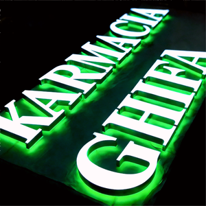 Letrero LED Frontal con Logotipo, Directo de Fábrica, Letras 3D Acrílicas con LED, Letrero Comercial para Exteriores, para Clínica o <span class=keywords><strong>Farmacia</strong></span> - Product Image 5