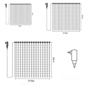 ไฟ LED นางฟ้าอัจฉริยะแบบตั้งโปรแกรมได้ไฟ LED ควบคุมด้วยแอปไฟม่านอัจฉริยะแบบพิกเซลสำหรับเทศกาลคริสต์มาส - Product Image 2