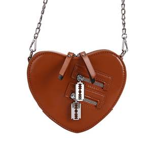 Kore moda trend kızlar çantalar çanta kadın çanta kalp şekli bayanlar Crossbody çanta çanta - Product Image 5