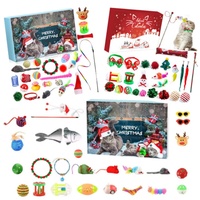 Kotak Kalender Advents Countdown Unicorn Hadiah Perhiasan Riasan Mainan Set Kotak Kejutan Natal Hadiah Liburan Bagian PVC