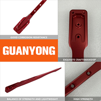 Stock disponible 625mm Hydrofoil Fuselage aluminium rouge Hydrofoil pièces de rechange feuille sanglier accessoires feuille Fuselage Wingfoil