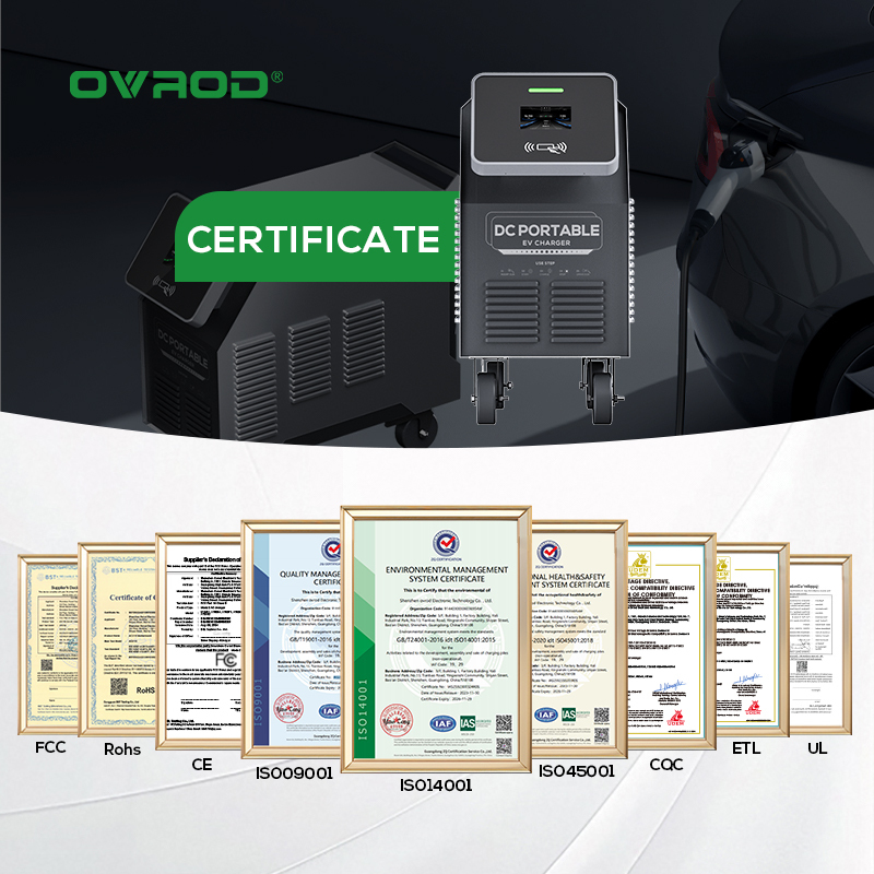 Ovrod 80KW Portable Electric Car EV Charging Station New Condition CCS2 DC Movable EV Charger · image 2