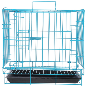 Cage pour chien moderne d'intérieur, petite et grande taille, sûre, en acier inoxydable, pliable, facile à assembler, écologique, toutes saisons - Product Image 1
