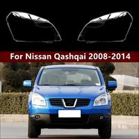 Coque transparente avant pour phare et boîtier de phare pour Nissan Qashqai 2008-2014