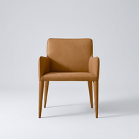 Chaises de salle à manger TrustHome, style nordique européen moderne, mobilier de salle à manger, fauteuil en cuir avec accoudoirs