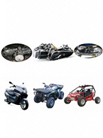 Kit de segments de piston Racing GY6 58,5 mm 61 mm 62 mm pour quad ATV 155CC 170CC 175CC, karting, buggy, scooter