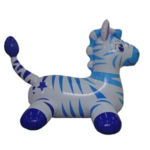 Mainan kuda tiup kartun hewan lompat udara tiup hewan tiup tiup tiup 3D untuk Aksesori mainan anak-anak