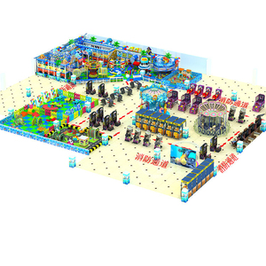 Set di Giochi per Parco Giochi al Coperto per Bambini, Design Personalizzato, Mini Giostra Commerciale a Tema con Scivolo - Product Image 2