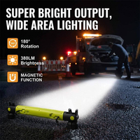 Lampe de travail COB rechargeable OEM 1200LM pliable à 360° °   Lampe d'inspection portable pour mécanicien automobile avec clip magnétique rotatif de type C