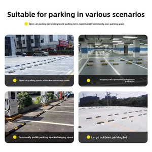 Dissuasore <span class=keywords><strong>per</strong></span> parcheggio <span class=keywords><strong>auto</strong></span> in gomma con localizzatore <span class=keywords><strong>per</strong></span> ruote e pali di parcheggio - Product Image 5