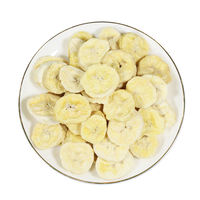 Fabrieksgroothandel Diepvriesgedroogde Bananenplakjes Zonder Toegevoegde Suiker Gezonde Veganistische Fruitsnacks