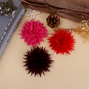 Flores Artificiales de Tela de 8.5cm, Camelia Hecha a Mano para Decoración de Ropa, Zapatos, Bolsos y Accesorios para el Cabello, Venta al Por Mayor - Product Image 2