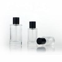 Vente en gros bouteille de parfum de luxe vide de haute qualité transparente OEM de 50 ml en verre avec boîte cadeau pulvérisateur à pompe