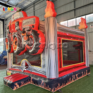 Château gonflable personnalisé en PVC avec toboggan, couleur marbrée, char <span class=keywords><strong>de</strong></span> guerre, piscine et toboggans aquatiques, maison <span class=keywords><strong>de</strong></span> rebond pour la vente - Product Image 3