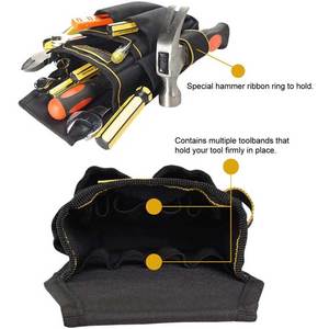 Bolsa de Herramientas de Lona Resistente Personalizada al por Mayor, Bolsa de Cintura Multifuncional para Electricista, Bolsa de Herramientas Portátil y Duradera - Product Image 4