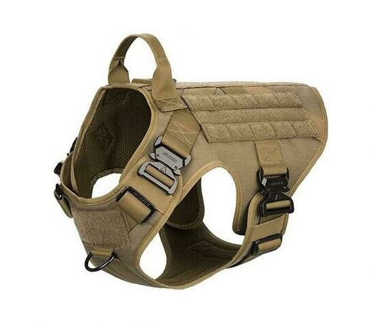Pet walking holder rope vest Tactical Adjustable German Shepherd Tactical Dog Harness Vest