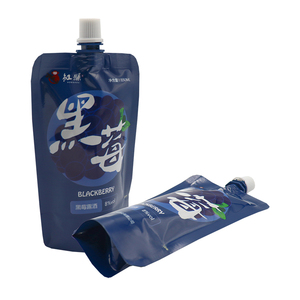 Sac en plastique debout coloré fait sur commande de poche de bec de boisson liquide avec le bec <span class=keywords><strong>pour</strong></span> l'emballage d'aliments liquides - Product Image 2