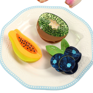 Pinces à cheveux en acétate de myrtille haut de gamme, nouveau style, pinces pour chignon, accessoire capillaire mignon et élégant - Product Image 1