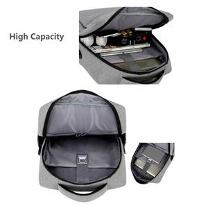 Mochila Oxford impermeable con logotipo personalizado al por mayor, mochila unisex para viajes, negocios, ordenador portátil, mochila con carga USB - Product Image 6