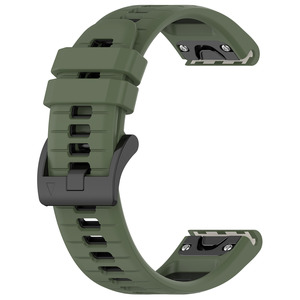 RYB double couleur 20mm 22mm 26mm Bracelet de montre en silicone pour <span class=keywords><strong>Garmin</strong></span> Fenix 3 5 5S 5X 6 6S 6X 7 <span class=keywords><strong>7S</strong></span> 7X Instinct 2S 2 2X - Product Image 4