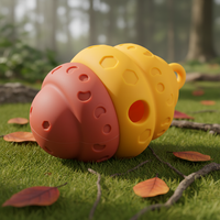 Jouet à mâcher 3D moderne, mignon, de style dessin animé, classique et luxueux pour chiens et chats, écologique, durable, en silicone de qualité alimentaire, pour une utilisation en intérieur/extérieur