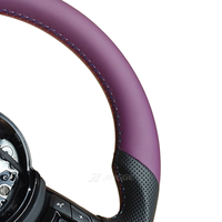 Volant de voiture BMW en cuir violet pour BMW M3 M4 M5 M6 F30 F10 F60 F80 F20 F22 F31 F32 E46 E71 E90 E92 E91 E92 E60 X1 X3 X5