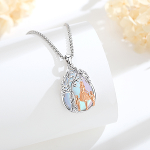 Merryshine Rose Gold Plated Copper Moonstone Pendant <strong>Mother's</strong> Day <strong>Jewelry</strong> <strong>Mother</strong> <strong>and</strong> <strong>Daughter</strong> Son Necklaces - Product Image 4