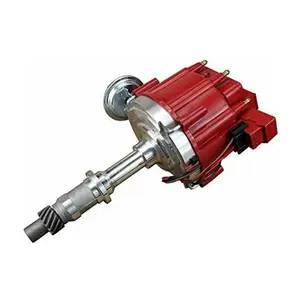 Red V8 Engines OEM Style Cap HEI Distributor for PONTIAC