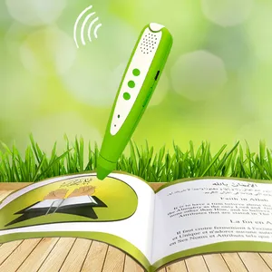 holy electronic reading pen interactive talking speaking pen book with Arabic French for learning