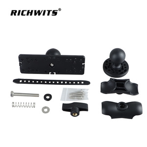 Richwits Fish Finder Mounting <b>Bracket</b> <b>Black</b> Plastic Rotating Base For Boat Marine GPS Equipment Dashboard Installation - Product Image 4