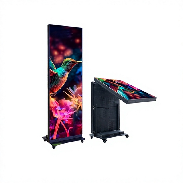 Digital Signage LED Poster Wall Display Screen IP65 Waterproof 5-Year Warranty 2500cd Brightness 240Hz Refresh Rate for Indoor