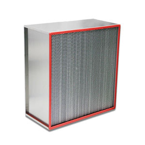 Filtre à plaques conforme GMP H13-H14 le filtre HEPA 99.97-99.995% Efficacité pour les salles blanches et les <span class=keywords><strong>AHU</strong></span> pharmaceutiques - Product Image 2