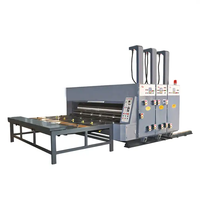 Machine d'impression flexographique avec machine d'alimentation en papier à entraînement par chaîne de découpe