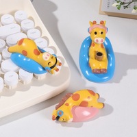 Ensemble de figurines de girafe en résine ROOGO mignonnes, plusieurs poses, décoration de bureau, ornement pour la maison, décoration de table