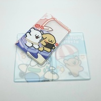 Porte-passeport personnalisé de qualité supérieure, motif de dessin animé mignon, en PVC, housse de passeport en plastique souple, protège-passeport imperméable
