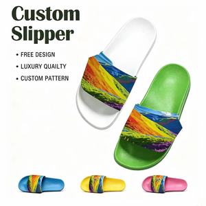 Ciabatte Personalizzate con Motivo su Misura, Cinturino Regolabile, Design Estivo Marino, OEM ODM, Ciabatte Vuote Multicolore - Product Image 1