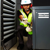 GA90 Atlas 90kw Copco GA90VSD + Vis Compresseur D'air 90 kw 125 hp GA90VSD Atlas GA 90 GA90 VSD VSD + 125hp AirCompressor