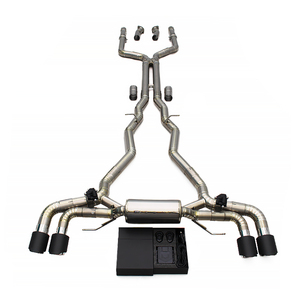 Sistema de Escape Catback Personalizado para BMW M8 F91/F92/F93 4.4T 2017-2024 con Tubo en X y Silenciador Valvetronic - Product Image 1