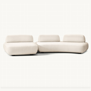 Juego <span class=keywords><strong>de</strong></span> Sofás Modulares <span class=keywords><strong>de</strong></span> Lujo para Sala <span class=keywords><strong>de</strong></span> Estar, Modelo ISOLA L-Sectional, <span class=keywords><strong>Muebles</strong></span> <span class=keywords><strong>de</strong></span> Alta Gama - Product Image 2