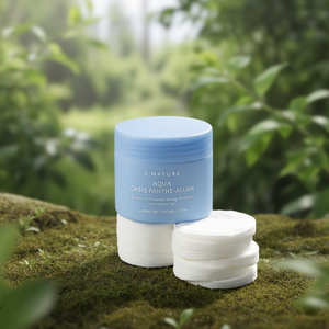 S.Nature Aqua Oasis Panthe-Allan Calming Pad 60P Almohadillas de algodón calmantes para todo tipo de piel - Product Image 3