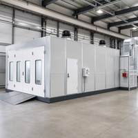 Cabine de peinture à rideau d'eau en acier inoxydable écologique avec chauffage électrique, économe en énergie et personnalisable
