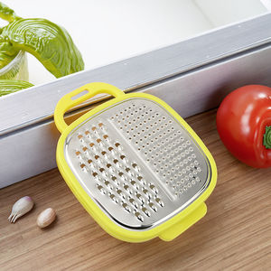 Râpe et coupeur de boîte à lunch en acier inoxydable, <span class=keywords><strong>ustensile</strong></span> de cuisine manuel <span class=keywords><strong>pour</strong></span> pommes de terre, <span class=keywords><strong>carottes</strong></span>, légumes, melon, coupe facile à nettoyer - Product Image 3