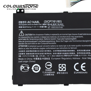 Batterie d'ordinateur portable AC14A8L de remplacement pour V15 Nitro VN7-571G/VN7-591G/VN7-791G 4605mAh 11.4V Li-Ion Garantie 180 jours Noir en stock - Product Image 3