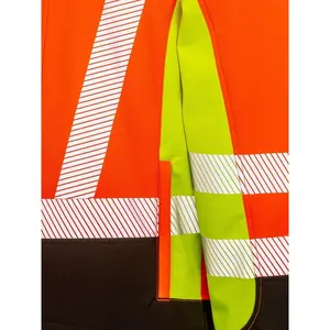 Ropa de trabajo sostenible de seguridad de 3 capas de softshell reciclado - Product Image 2